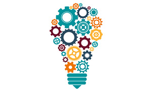 gears lightbulb